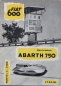 Preview: Abarth 750 Derivation Modelprogram 1956 Carbrochure (6942)